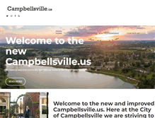 Tablet Screenshot of campbellsville.us